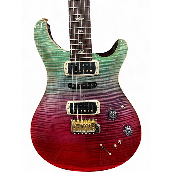 Used 2020 PRS MODERN EAGLE V 2020 EXPERIENCE GREEN RED FADE Solid Body Electric Guitar