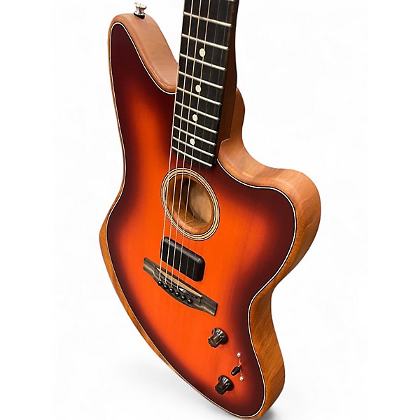 Used Fender ACOUSTASONIC JAZZMASTER 2 Color Sunburst Acoustic Electric Guitar