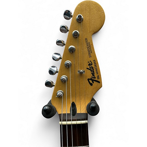 Used Fender Stratocaster Black Solid Body Electric Guitar