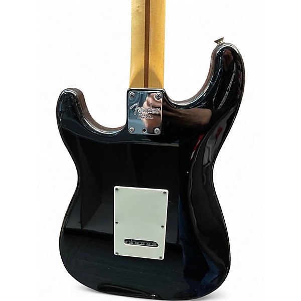 Used Fender Stratocaster Black Solid Body Electric Guitar