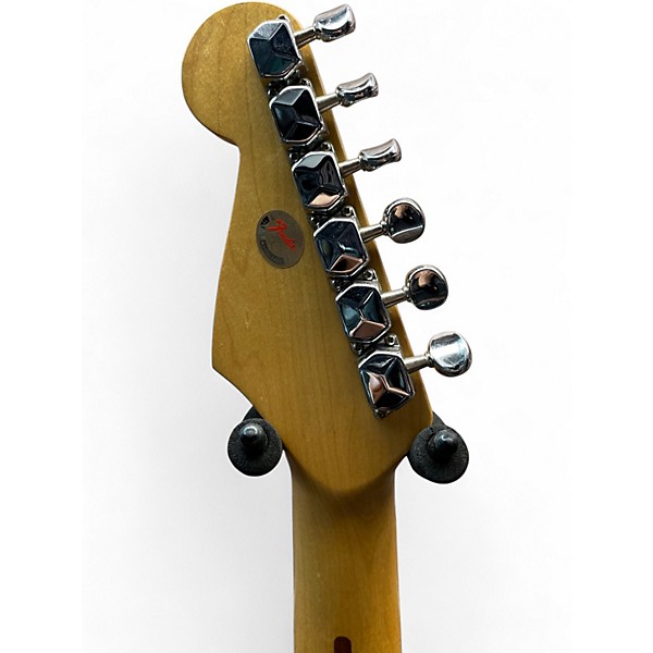 Used Fender Stratocaster Black Solid Body Electric Guitar