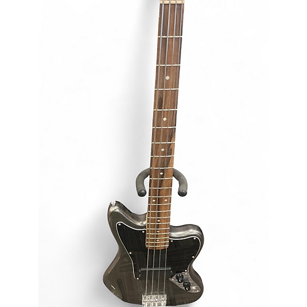 Used Fender JAG SQUIER BASS CHARCOAL FROST  Electric Bass Guitar