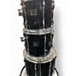Used Pearl 5 Piece 90'S EXPORT DRUM SHELLS  Black Drum Kit