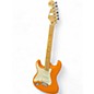 Used 2021 Fender Player Stratocaster LH Capri Orange Solid Body Electric Guitar thumbnail