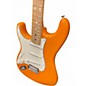 Used 2021 Fender Player Stratocaster LH Capri Orange Solid Body Electric Guitar