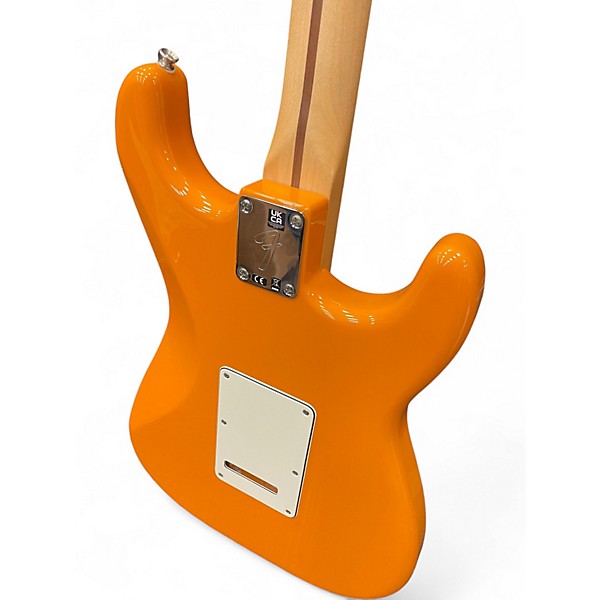 Used 2021 Fender Player Stratocaster LH Capri Orange Solid Body Electric Guitar