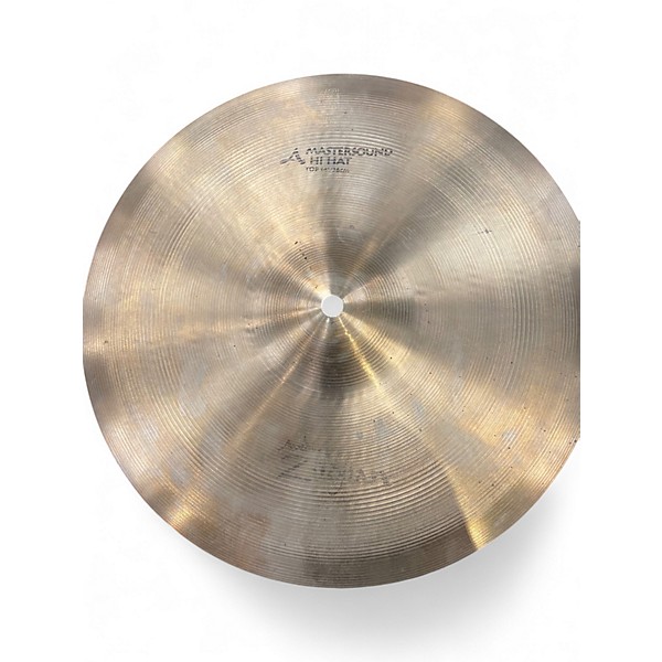 Used Zildjian 14in A Mastersound Hi Hat Pair Cymbal