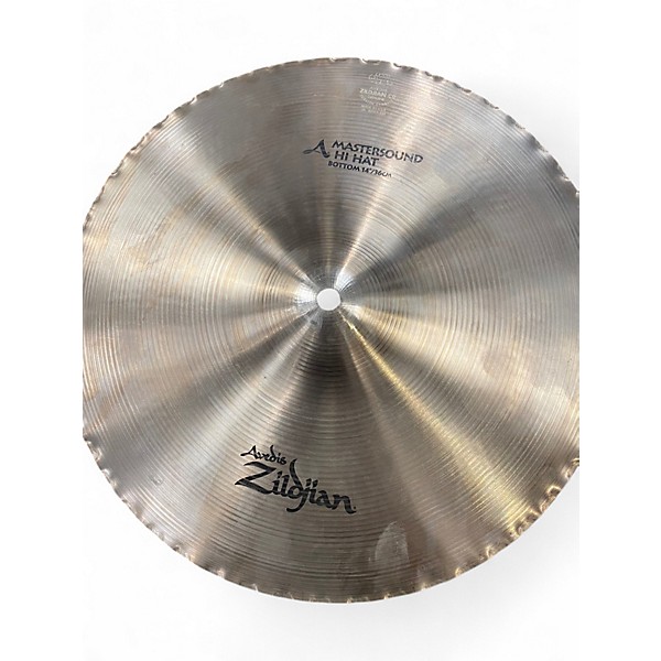 Used Zildjian 14in A Mastersound Hi Hat Pair Cymbal