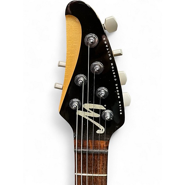 Used Brian Moore Guitars n55c Flame Antique Natural Solid Body Electric Guitar