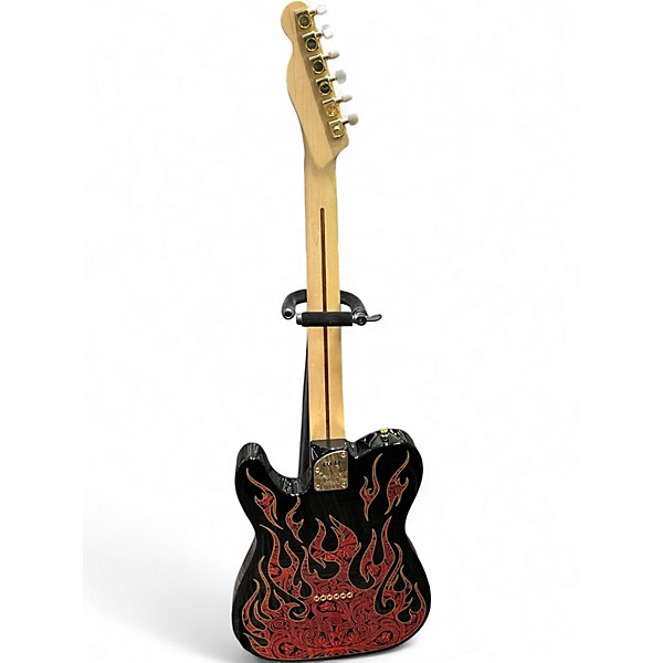 Used Fender Artist Series James Burton Telecaster Red Paisley Flame Solid Body Electric Guitar