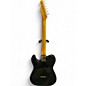 Vintage 1995 Fender Artist Series James Burton Telecaster Black & Gold Paisley Solid Body Electric Guitar