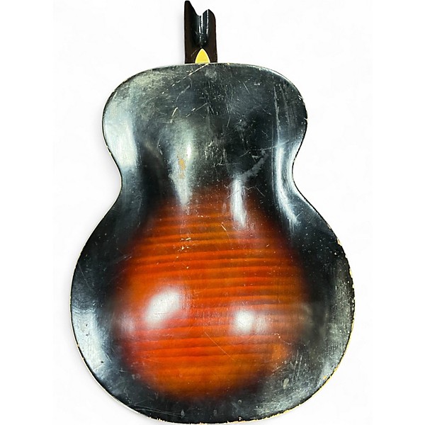 Vintage 1960s Harmony monterey 3 Color Sunburst Acoustic Guitar