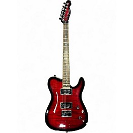 Used Fender Special Edition Custom Telecaster FMT HH Black Cherry Burst Solid Body Electric Guitar