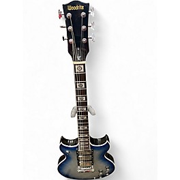 Used Woodrite warlord blue Solid Body Electric Guitar
