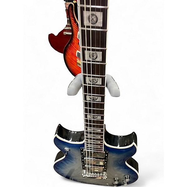 Used Woodrite warlord blue Solid Body Electric Guitar