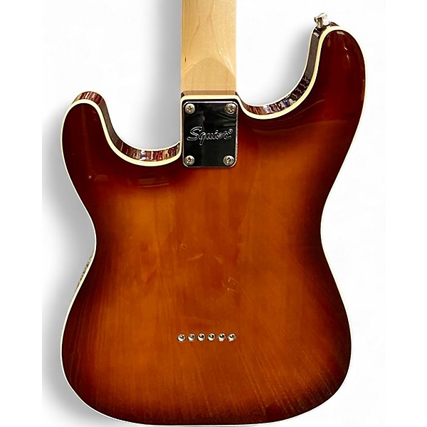 Used Squier PARANORMAL NASHVILLE STRATOCASTER CHOCOLATE 2 TONE SUNBURST Solid Body Electric Guitar