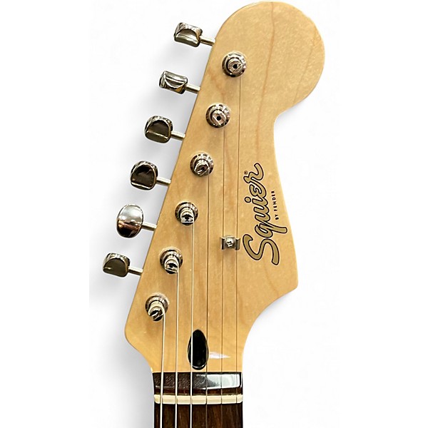 Used Squier PARANORMAL NASHVILLE STRATOCASTER CHOCOLATE 2 TONE SUNBURST Solid Body Electric Guitar