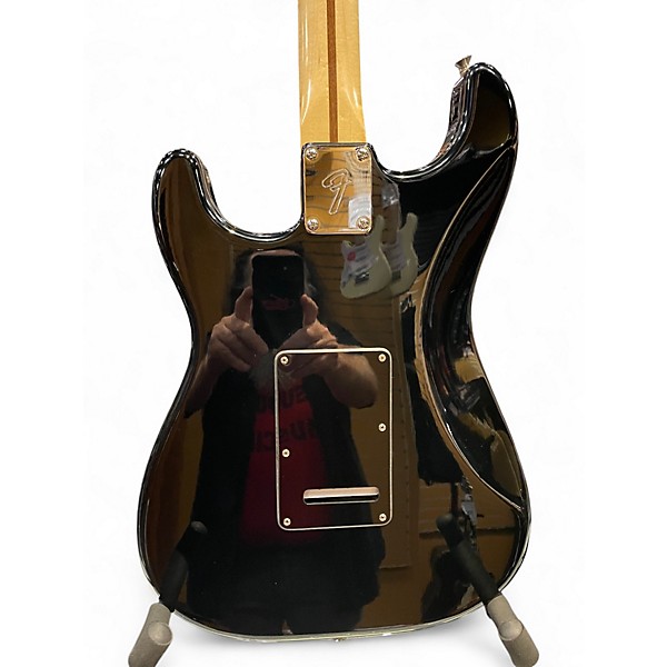 Used 2003 Fender FSR Standard Stratocaster Black Solid Body Electric Guitar