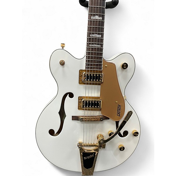 Used Gretsch Guitars G5422TG Electromatic Snow Crest White Hollow Body Electric Guitar