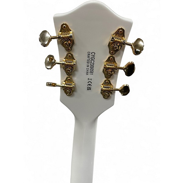Used Gretsch Guitars G5422TG Electromatic Snow Crest White Hollow Body Electric Guitar