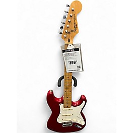 Used Squier Stratocaster II Candy Apple Red Solid Body Electric Guitar