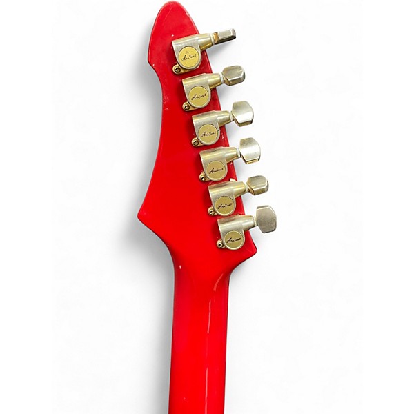 Used Aria Pro II Deluxe Red Solid Body Electric Guitar