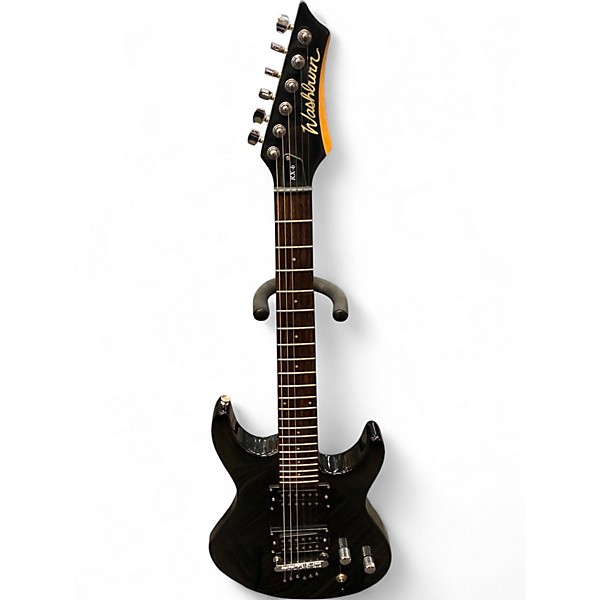 Used Washburn RX6B 3/4 Size Black Solid Body Electric Guitar