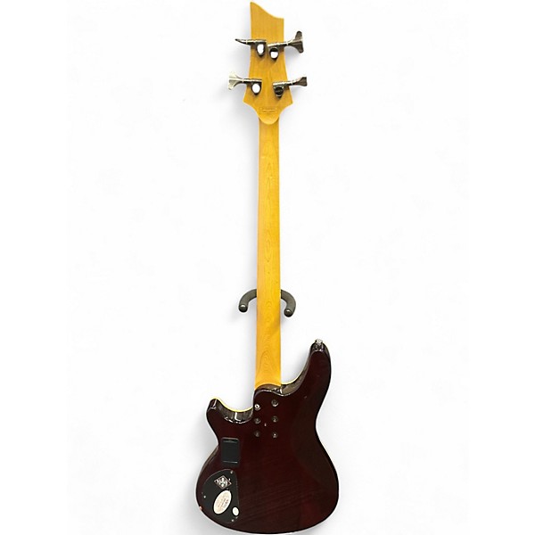 Used Schecter Guitar Research Omen Extreme 4 String Sunburst Electric Bass Guitar
