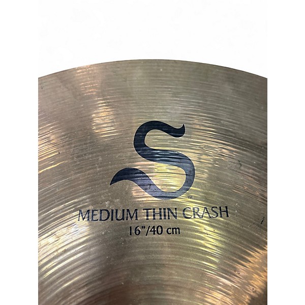 Used Zildjian 16in S Family Medium Thin Crash Cymbal