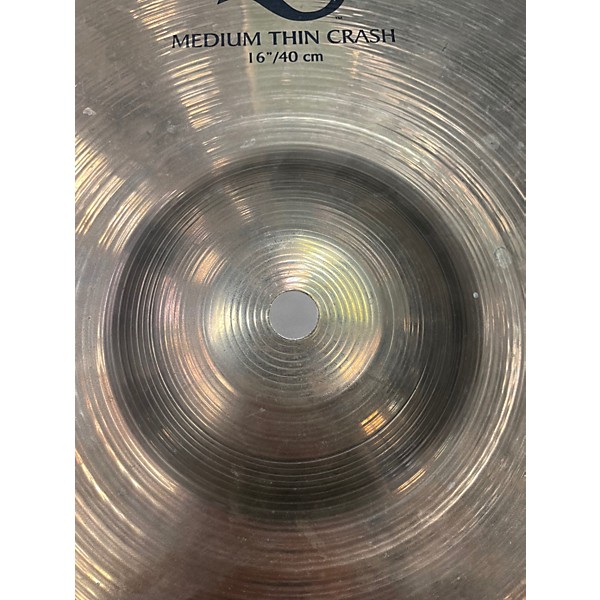 Used Zildjian 16in S Family Medium Thin Crash Cymbal