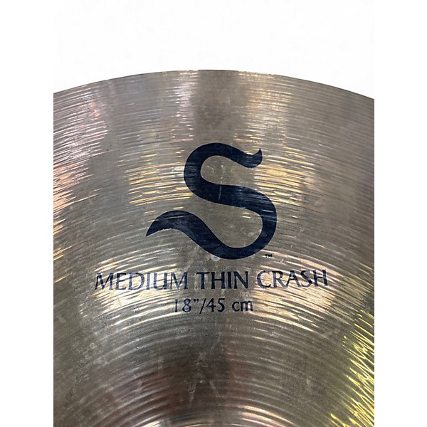 Used Zildjian 18in S Family Medium Thin Crash Cymbal