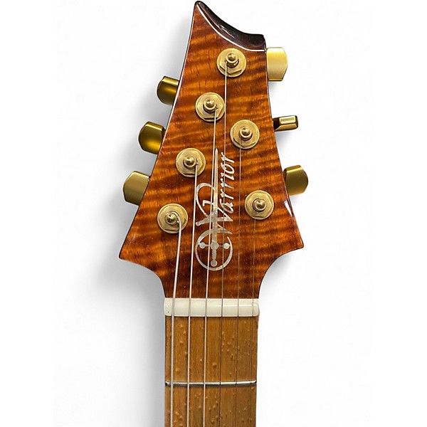Used Warrior Isabella Tobacco Sunburst Solid Body Electric Guitar