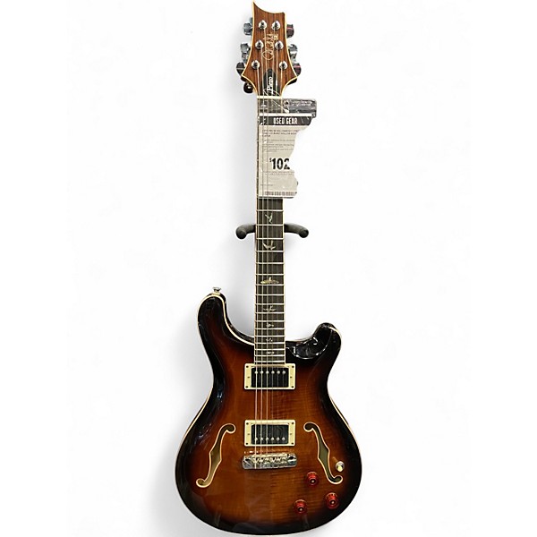 Used PRS SE HOLLOWBODY II PIEZO TOBACCO BURST Hollow Body Electric Guitar