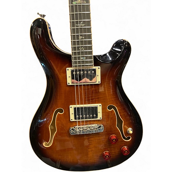Used PRS SE HOLLOWBODY II PIEZO TOBACCO BURST Hollow Body Electric Guitar