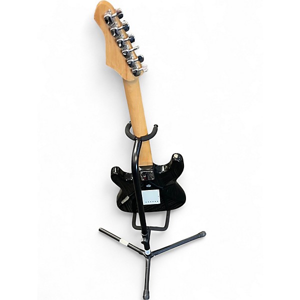 Used Autograph Pros strat black Solid Body Electric Guitar