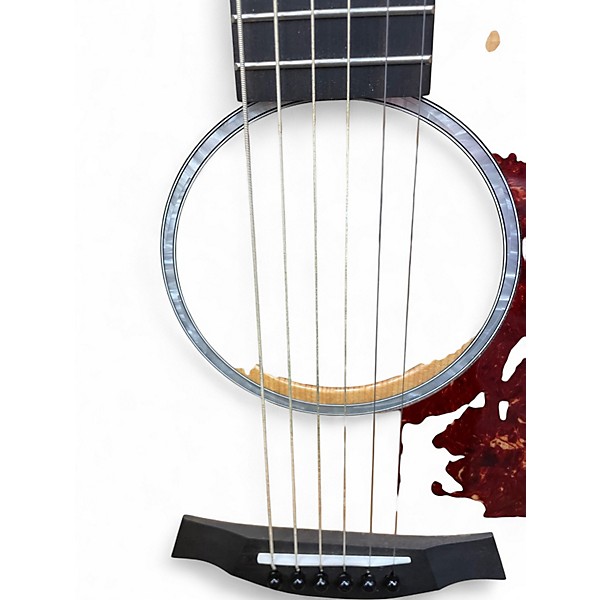 Used Taylor 214CE Deluxe Natural Acoustic Electric Guitar