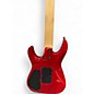 Used Jackson Pro Series Dinky DK7-Q Crimson Red Trans Solid Body Electric Guitar