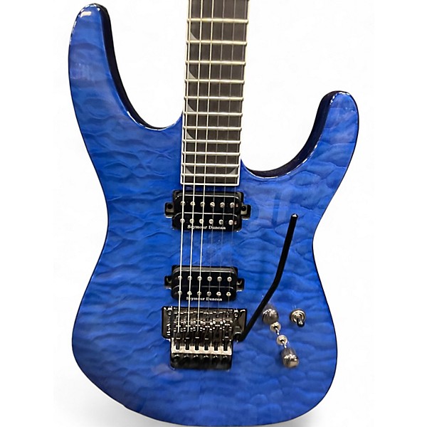 Used Jackson SL2 Pro Series Soloist Trans Blue Solid Body Electric Guitar
