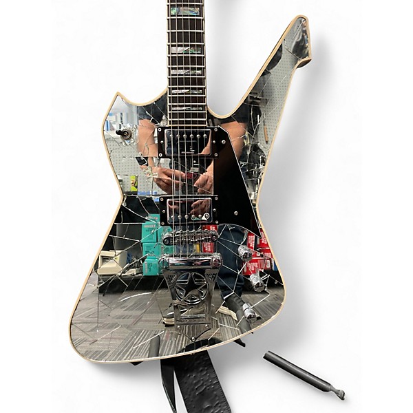 Used Washburn PS1800 Cracked Mirror Solid Body Electric Guitar