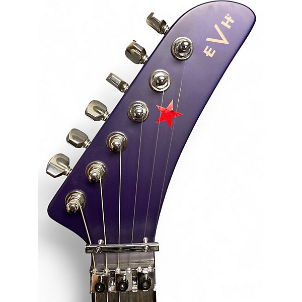 Used 2025 EVH EVH 5150 Series Standard Purple Solid Body Electric Guitar