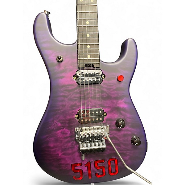 Used 2025 EVH EVH 5150 Series Standard Purple Solid Body Electric Guitar