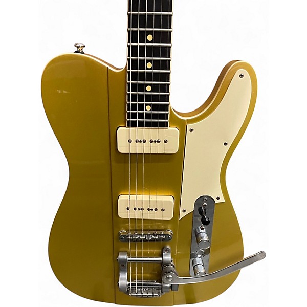 Used Reverend GREG KOCH GRISTLEMASTER P90 Gold Solid Body Electric Guitar