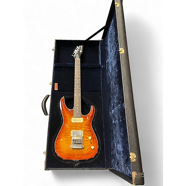 Used Erlewine Evertune Electric Sunburst Solid Body Electric Guitar