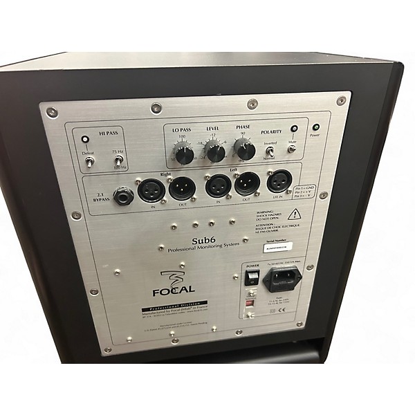Used Focal Sub6 Subwoofer
