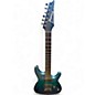 Used Ibanez S521 Metallic Aqua Marine Solid Body Electric Guitar