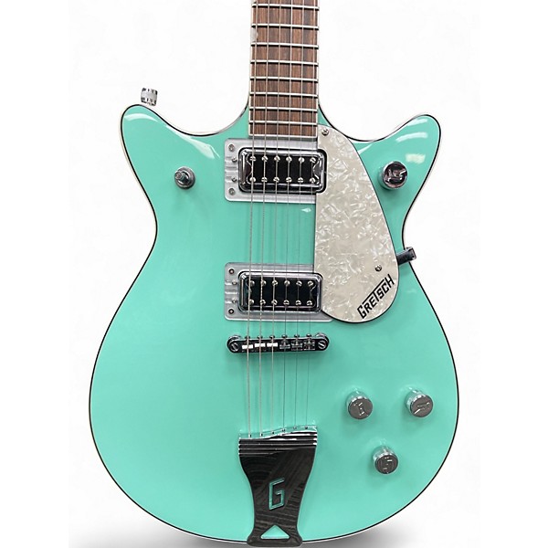 Used Gretsch Guitars G5237 Electromatic Double Jet FT Surf Green Solid Body Electric Guitar
