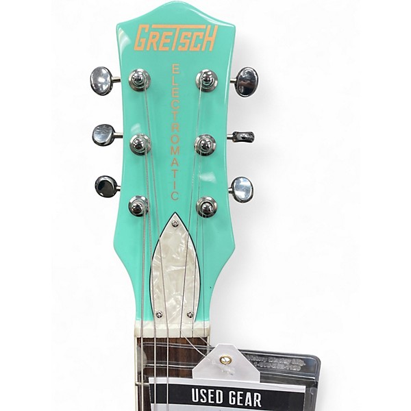 Used Gretsch Guitars G5237 Electromatic Double Jet FT Surf Green Solid Body Electric Guitar