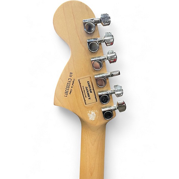 Used Squier Jagmaster Champagne Sparkle Solid Body Electric Guitar