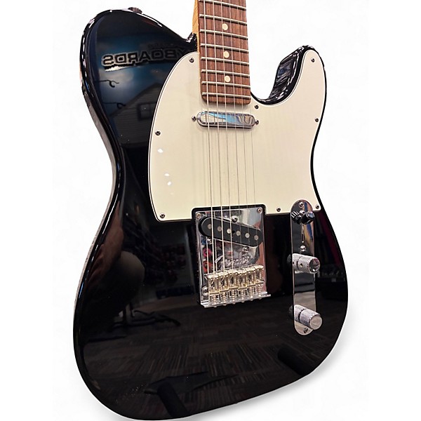 Used Fender American Standard Telecaster Black Solid Body Electric Guitar