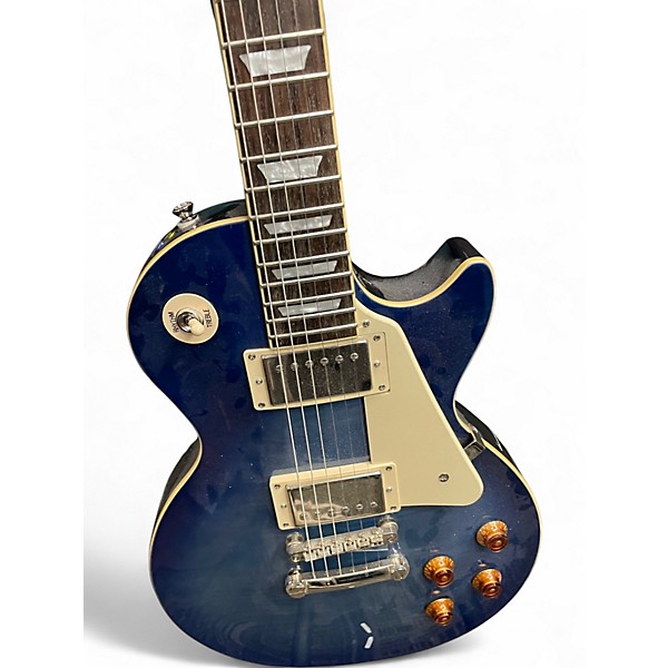 Used Epiphone Les Paul Standard Pro blue sunburst Solid Body Electric Guitar